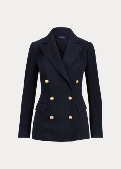 Women's Polo Ralph Lauren Knit Double-Breasted Blazers | 745963TXJ